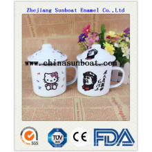 Taza del viaje del esmalte de la fábrica de China